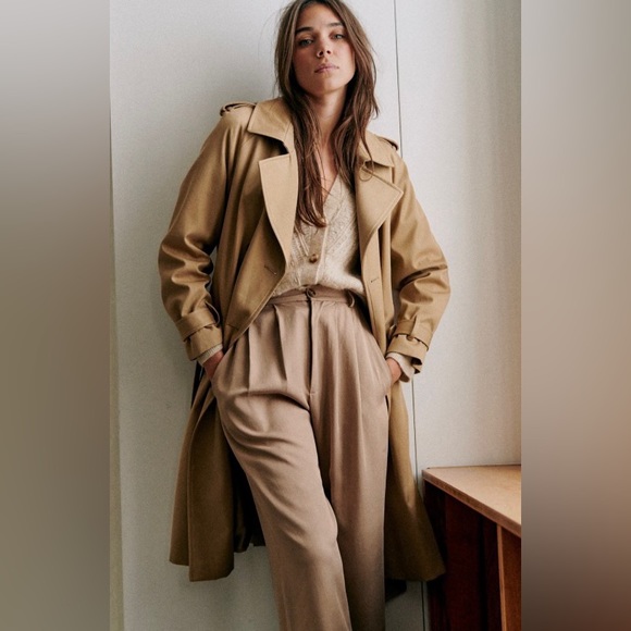 Sezane Scott Trench Coat - Picture 13 of 16